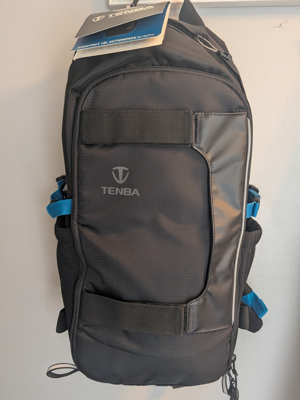 New Tenba Shootout 12L ActionPack for GoPro Camera Backpack Blue and Black